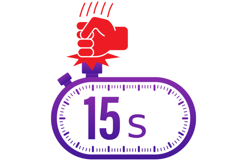 icoon aftellen 15s