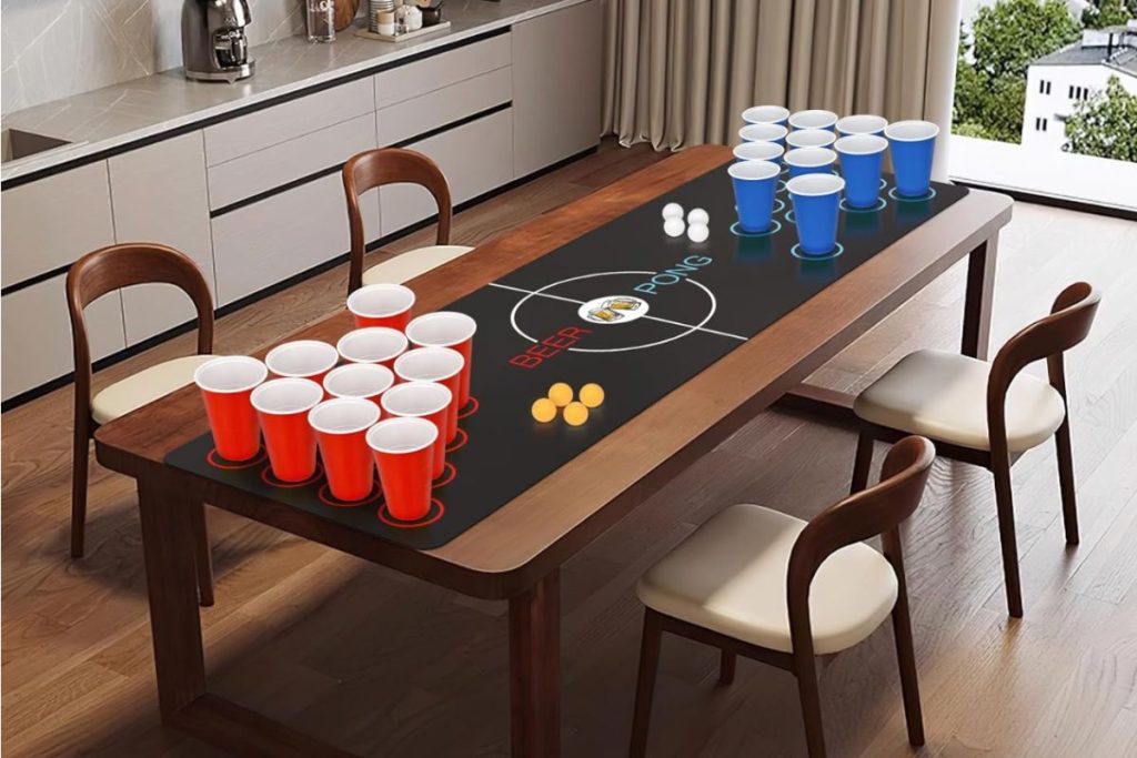 beer pong-tæppe
