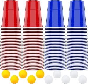 Pakke med Beer Pong-bolde og kopper