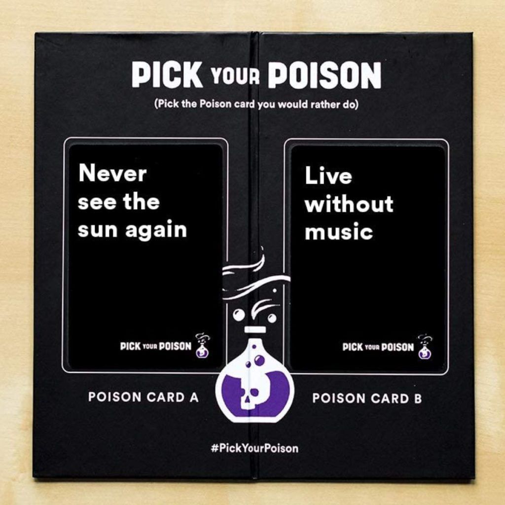 Pick your poison board