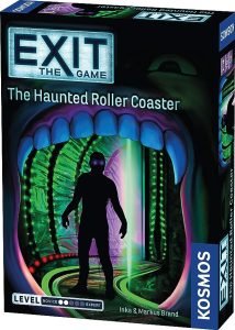 Halloween game, EXIT THE HAUNTED ROLLER COASTER